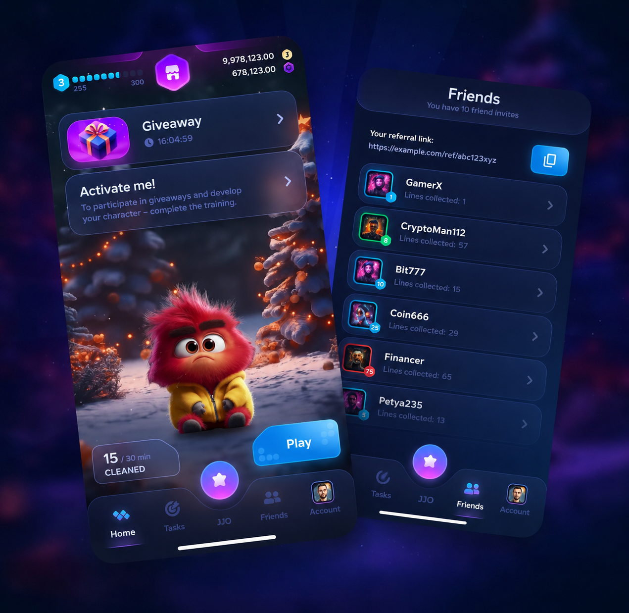 Game UX UI Design